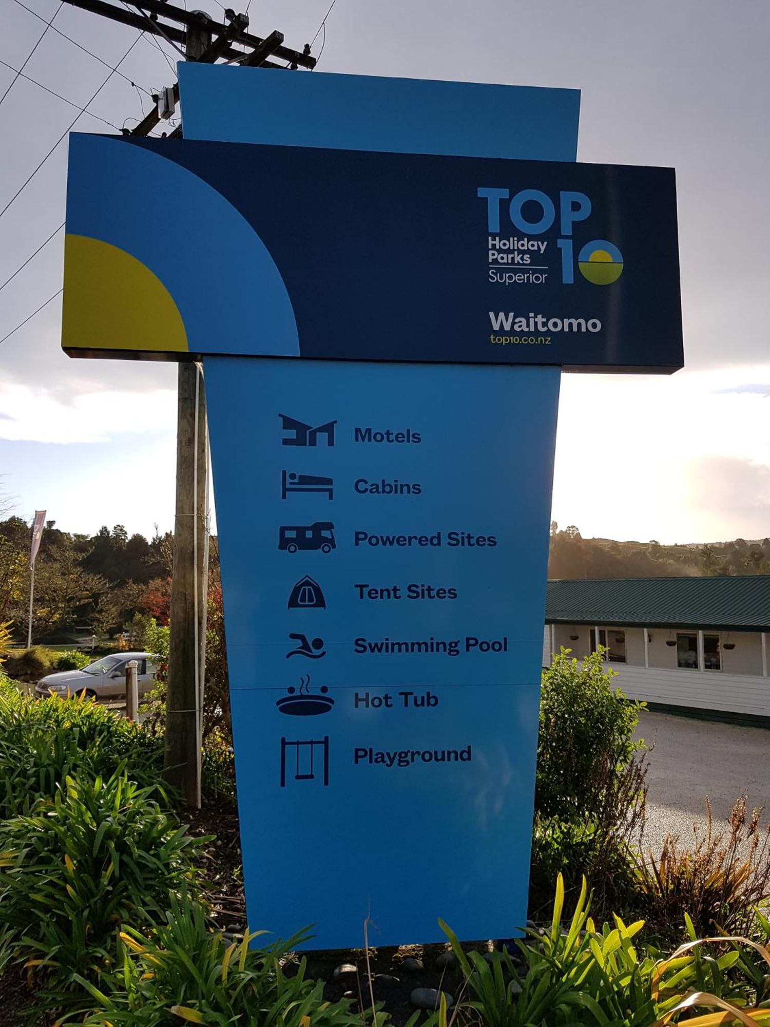 Waitomo Top 10 Holiday Park Cavernas de Waitomo Exterior foto